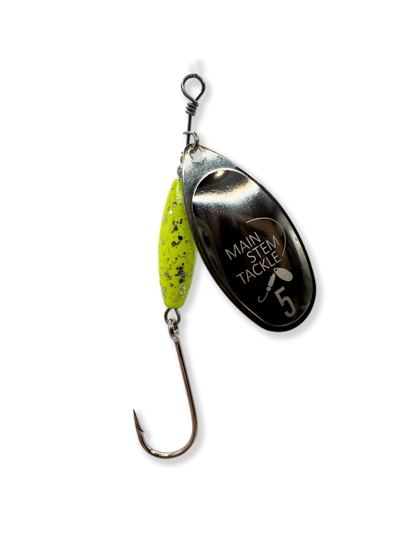 Chartreuse Glitter/Nickel Blade