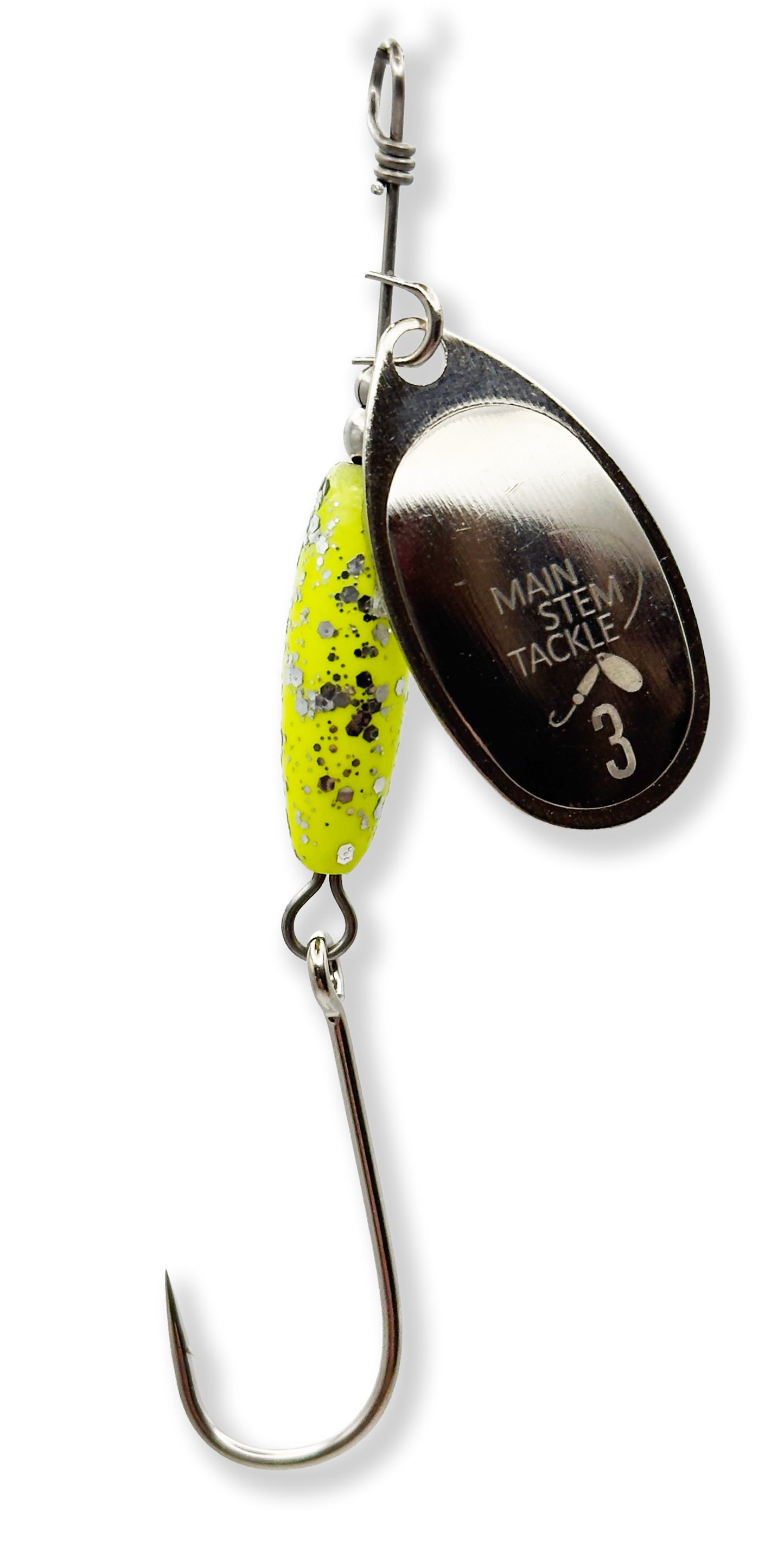 Chartreuse Glitter/Nickel Blade