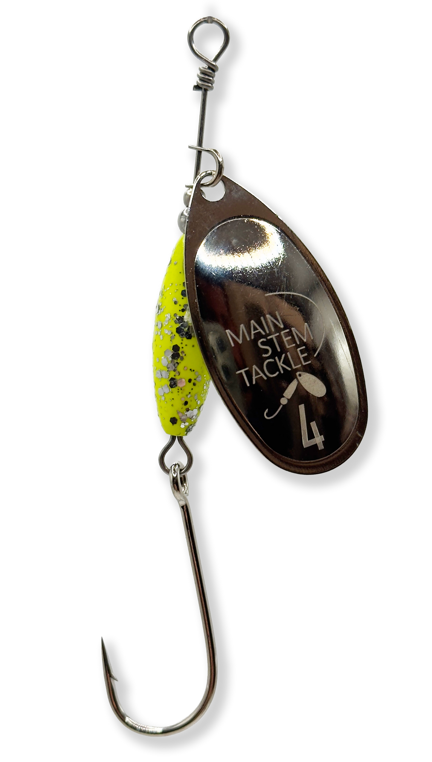 Chartreuse Glitter/Nickel Blade