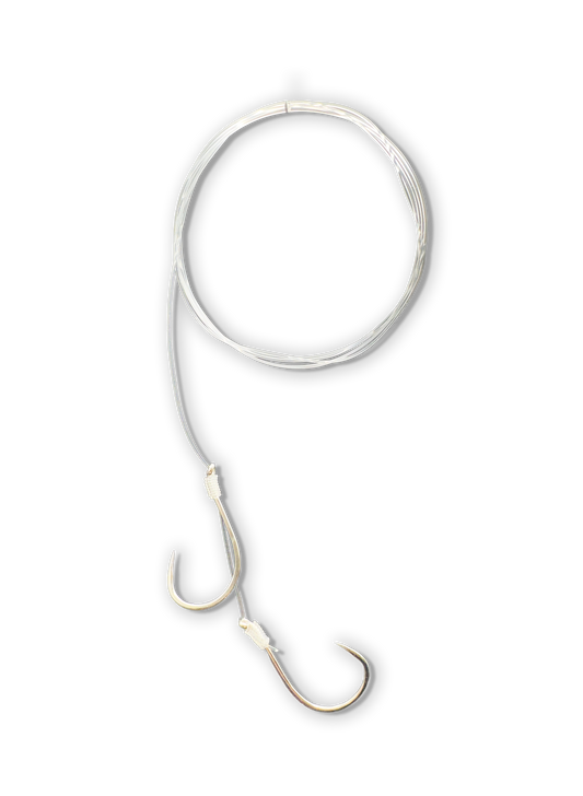 3/0 | 3/0 (30lb) Barbless Salmon Hoochie Trolling Leaders - Gamakatsu